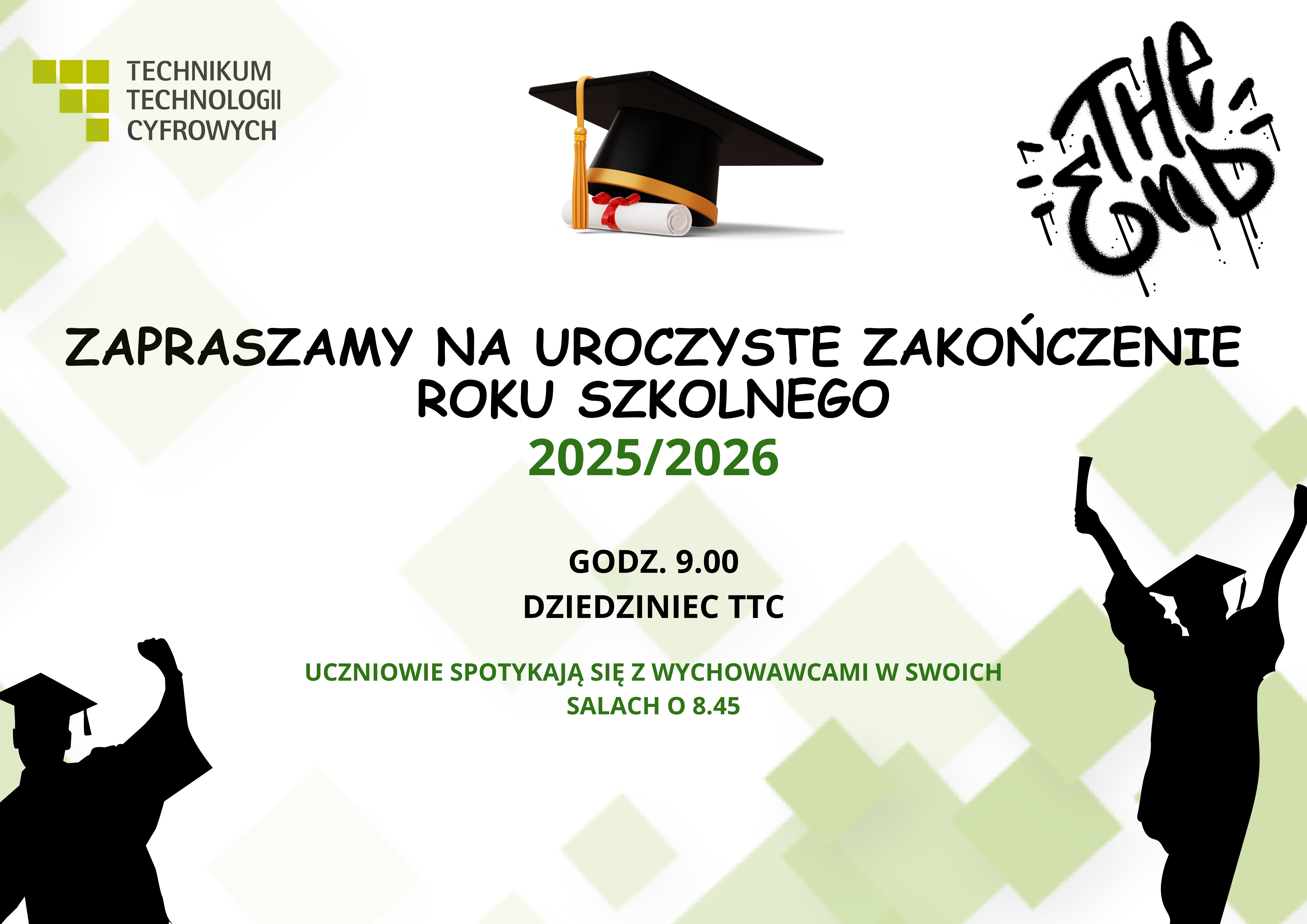 ZAPRASZAMY NA UROCZYSTE ZAKOŃCZENIE ROKU SZKOLNEGO (2)