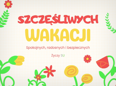 grafika szczęśliwych wakacji