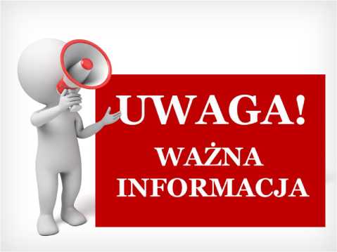 Ostrzeżenie o ważnej informacji